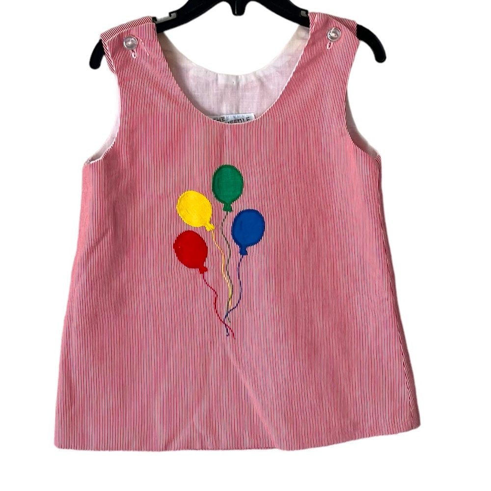 The Pine Needle Birthday Vintage Red Ballon Dress Size 3